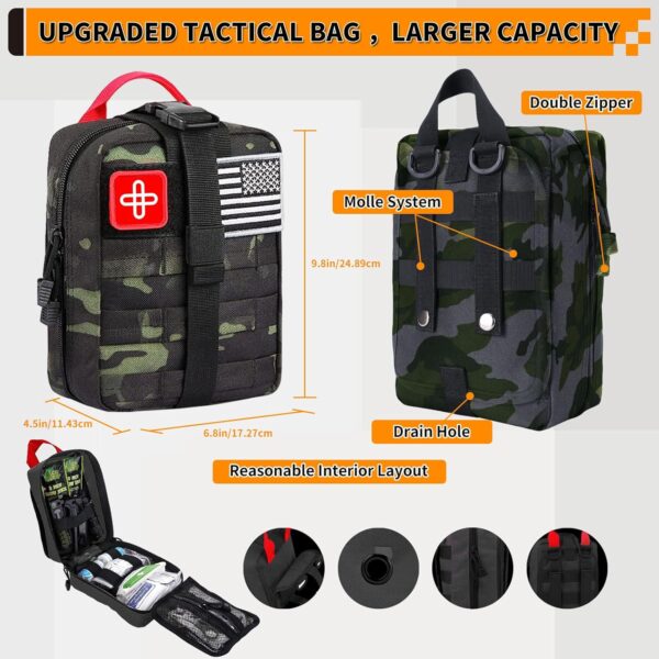 Survival Kit, Gifts for Men Women Teen Boys, 252 pcs Surviva...