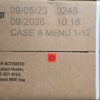 2026 Inspection Dated MRE Case – Authentic Military MRE Rand...