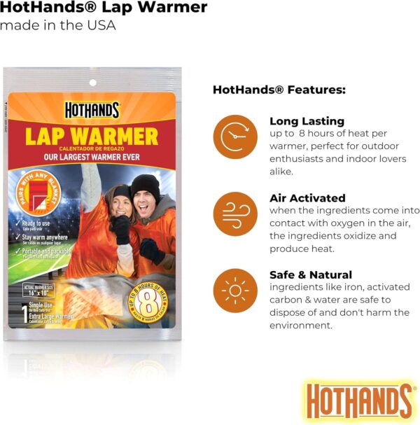 HotHands Lap Warmer, Largest Warmer 16" X 10" - Up to 8 Hour...