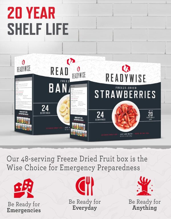 ReadyWise Emergency Food Supply, Freeze-Dried Survival-Food ...