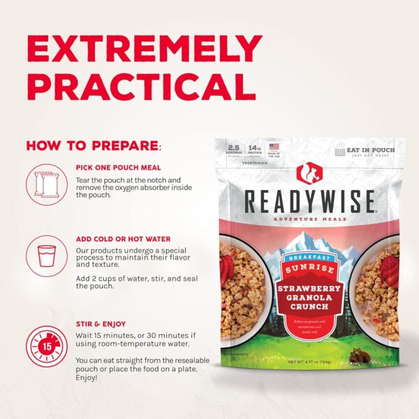 ReadyWise 3-Day Emergency Hunting Food Supply, Freeze-Dried ...
