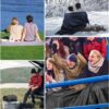 DUKUSEEK Sherpa Waterproof Camping Blanket with Hood - Warm ...