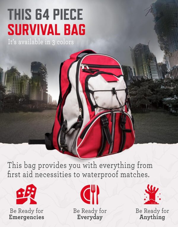 ReadyWise Emergency Survival Backpack, Bug-Out Bag Freeze-Dr...