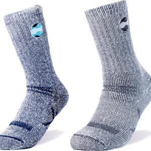 JPP 2Pairs 100% Merino Wool Warm Winter Socks, Ultra-Thick I...