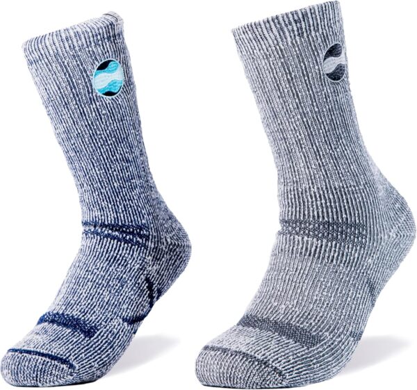 JPP 2Pairs 100% Merino Wool Warm Winter Socks, Ultra-Thick I...