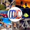 Carabiner,12KN Lightweight Heavy Duty Carabiner Clips,Alumin...