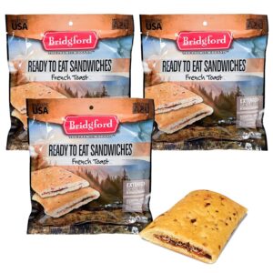 Bridgford Filled French Toast - Shelf-Stable Breakfast Snack...
