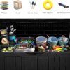 YITAHOME 80-Gallon Waterproof Resin Outdoor Storage Box, Loc...