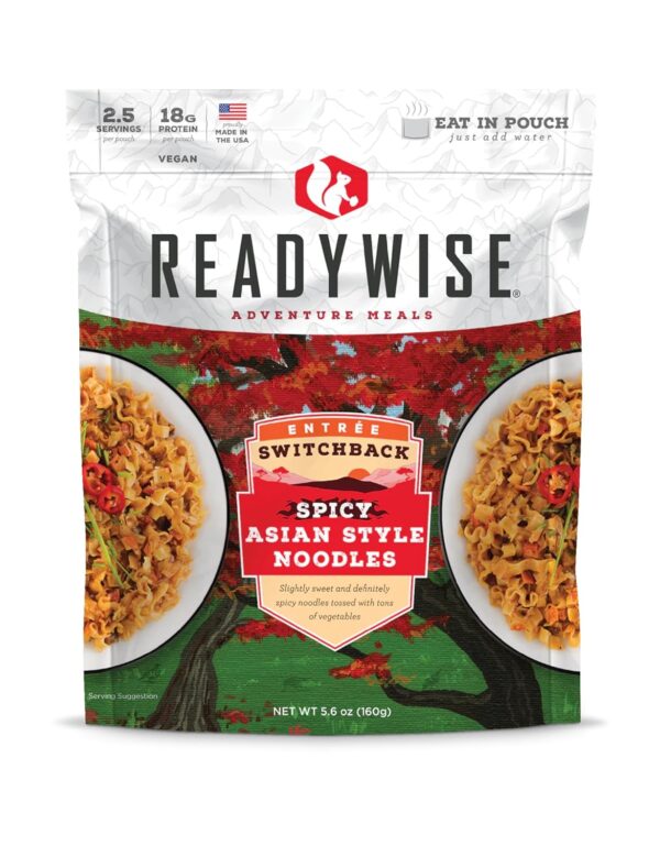READYWISE - Adventure Meal, Spicy Asian Style Noodles, 2 Ser...
