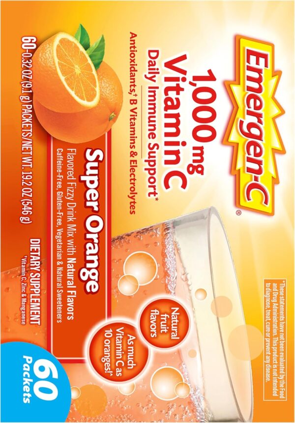 Emergen-C 1000mg Vitamin C Powder for Daily Immune Support C...