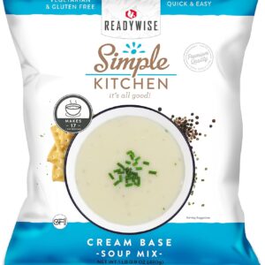 READYWISE - Simple Kitchen, Cream Base Soup, 17 Servings, MR...