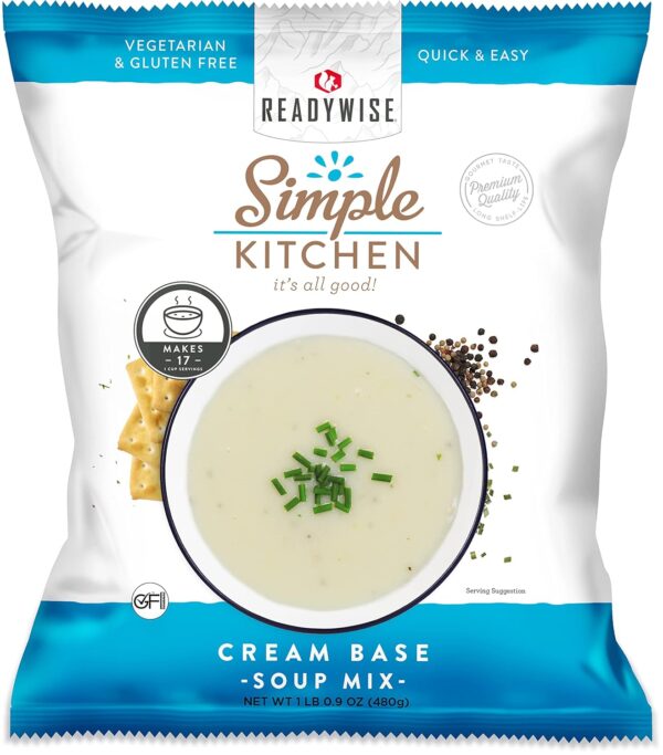 READYWISE - Simple Kitchen, Cream Base Soup, 17 Servings, MR...