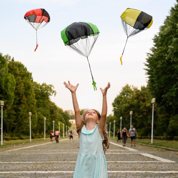 nutty toys Parachute Toys for Kids - Tangle Free Outdoor Fly...
