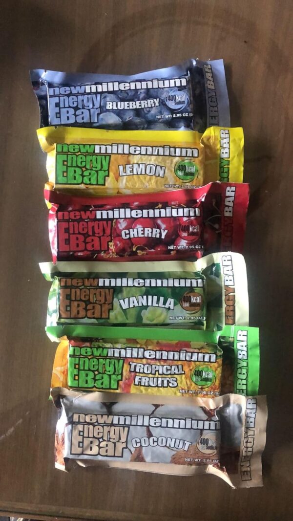 Millennium Energy Bars Assorted Flavors Including Emergency ...