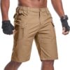 Men's Hiking Cargo Tactical Shorts with Multi Pockets Stretc...