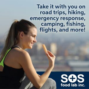 SOS Food Lab Emergency Food Bar (36 Energy Bars, 9 Assorted ...