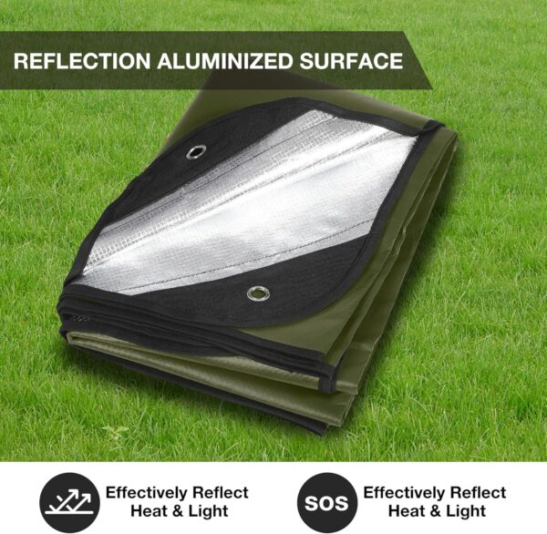 RedSwing 6 Pack Heavy Duty Waterproof Emergency Thermal Tarp...
