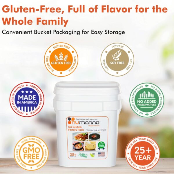 Numanna No-Gluten Family Pack 126 Servings Breakfast, Lunch,...
