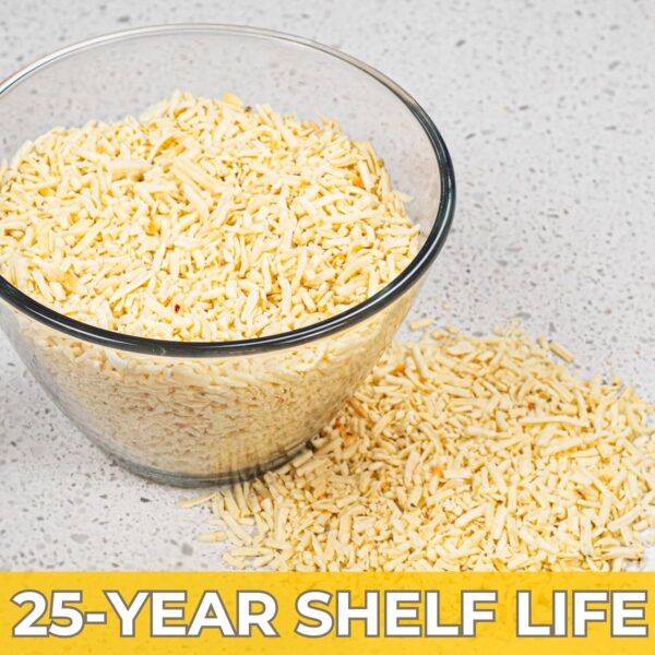 Nutristore Freeze-Dried Pepper Jack Cheese Shredded | Amazin...