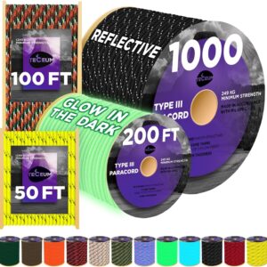 TECEUM Heavy Duty Rope 1000 – 1000ft / 200ft / 100ft / 50ft ...