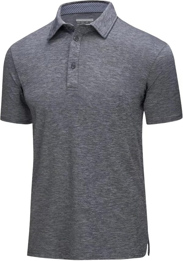 MAGCOMSEN Men's Short Sleeve Polo Golf Shirts 3-Button Moist...