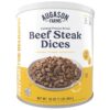 Augason Farms Freeze Dried Precooked Beef Steak Dices Can, E...