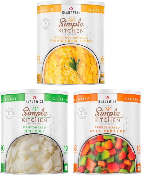 ReadyWise Simple Kitchen Omelet Mix - Powdered Eggs (72 Serv...