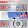 PYLE Portable Megaphone Speaker PA Bullhorn - Built-in Siren...