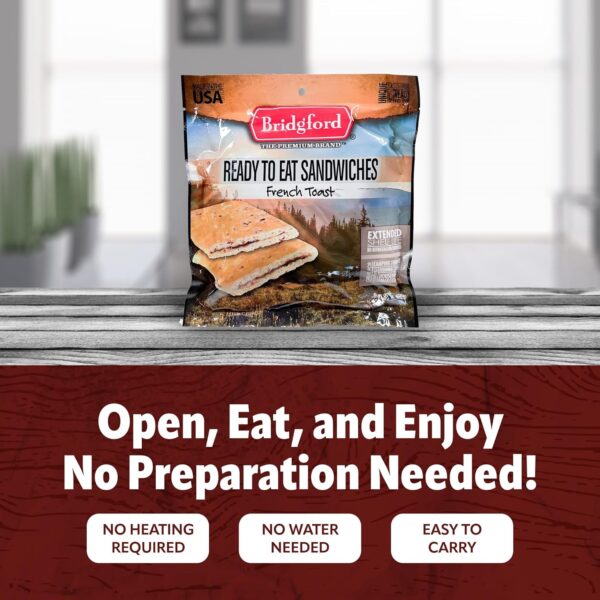 Bridgford Filled French Toast - Shelf-Stable Breakfast Snack...
