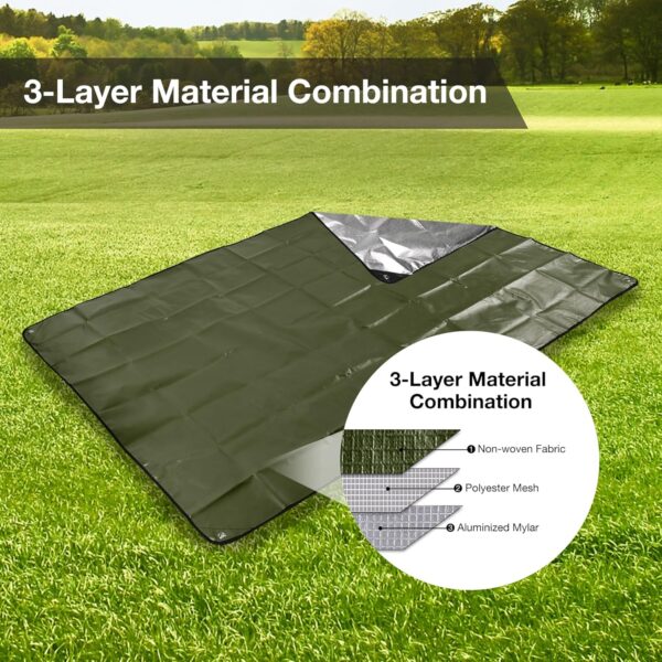 RedSwing 6 Pack Heavy Duty Waterproof Emergency Thermal Tarp...
