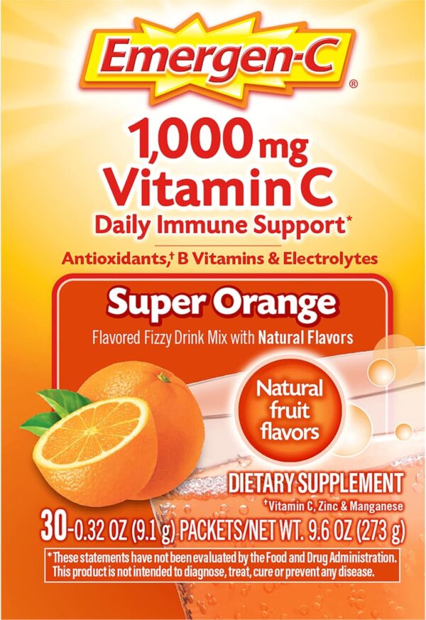 Emergen-C 1000mg Vitamin C Powder for Daily Immune Support C...