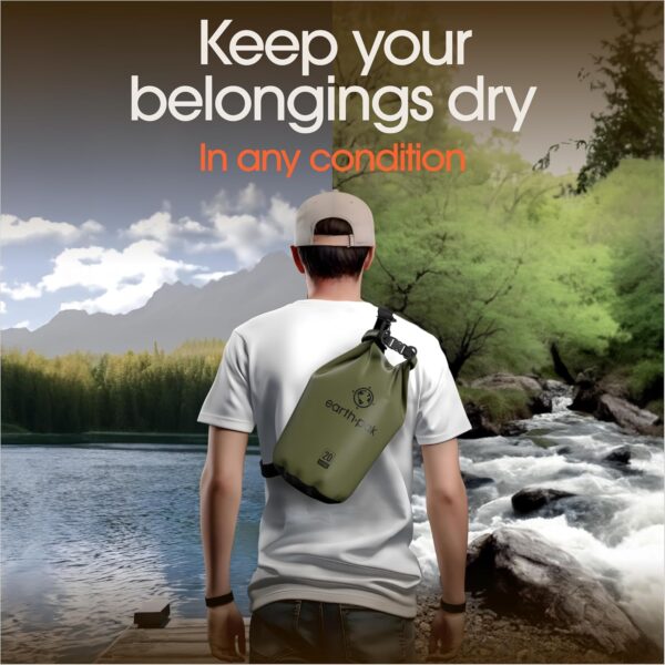 Earth Pak Waterproof Dry Bag - Roll Top Waterproof Backpack ...