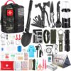 Survival Kit, Gifts for Men Women Teen Boys, 252 pcs Surviva...