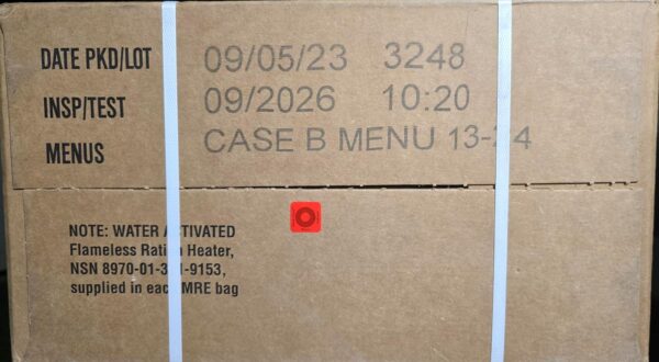 2026 Inspection Dated MRE Case – Authentic Military MRE Rand...