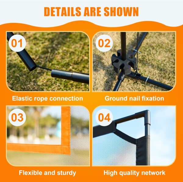 Portable Paddle Sport with Net - Indoor & Outdoor and Backya...