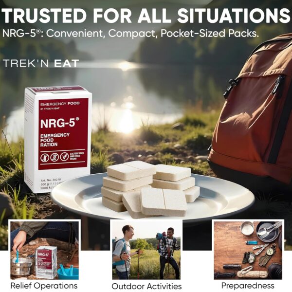 Katadyn NRG-5 Emergency Food Ration, tan