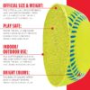 Franklin Sports - Pro Brite - Neon Rubber Teeball - MLB - Yo...