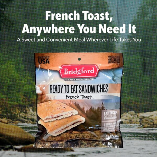 Bridgford Filled French Toast - Shelf-Stable Breakfast Snack...