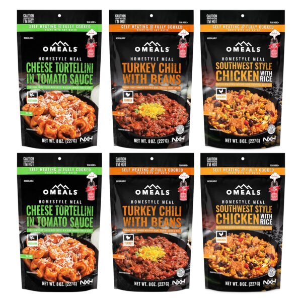 OMEALS Backpacking Meals | 6 Good to Go Meals for Hiking | S...