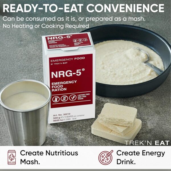 Katadyn NRG-5 Emergency Food Ration, tan