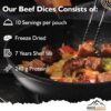 Mountain Essentials Freeze Dried Fully Cooked Beef Dices | 2...
