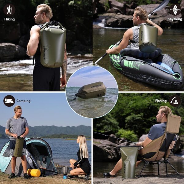 MARCHWAY Floating Waterproof Dry Bag Backpack 5L/10L/20L/30L...