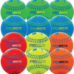 Franklin Sports - Pro Brite - Neon Rubber Teeball - MLB - Yo...