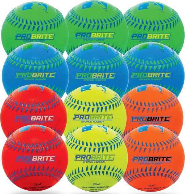 Franklin Sports - Pro Brite - Neon Rubber Teeball - MLB - Yo...