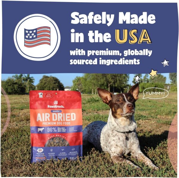Pawstruck Air Dried Dog Food with Real Beef, Grain Free, Mad...