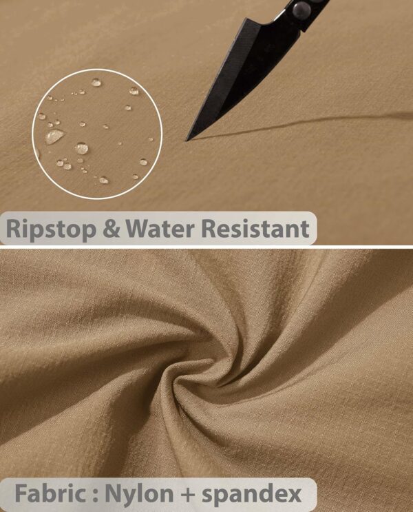 EKLENTSON Mens Hiking Cargo Shorts Lightweight Quick Dry Bre...