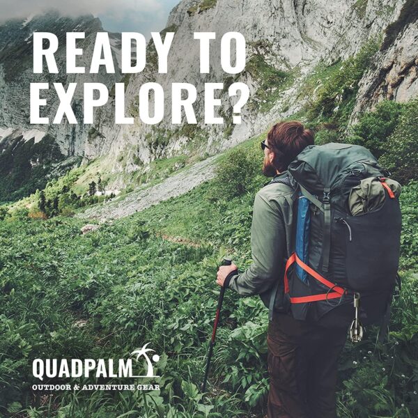 Grappling Hook with 10m Rope – Multifunctional QUADPALM Grap...
