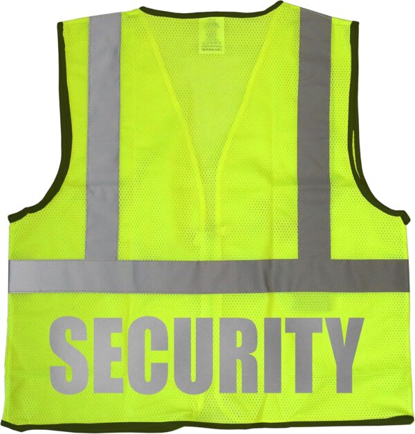 Conspiracy Tee Security Safety Vest with Reflective Design B...