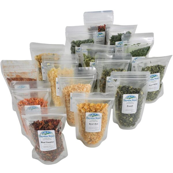 Harmony House Dehydrated Vegetable Sampler – 15 Count Variet...