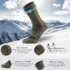 Ortis Men's Merino Wool Cushion Crew Socks with Moisture Wic...